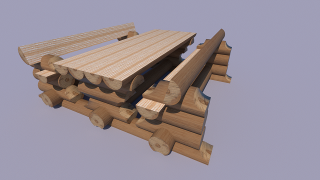 country table Model 3D .c4d .max .obj .3ds .fbx .stl .blend 