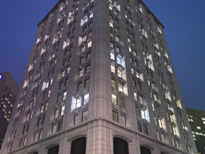 apartment building 3D 모델