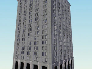 apartment building 3D Model
