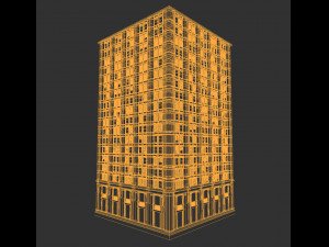 apartment building 3D Model