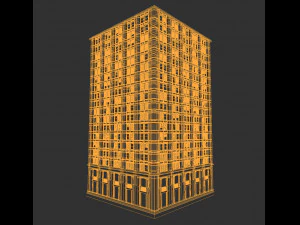 apartment building 3D Model
