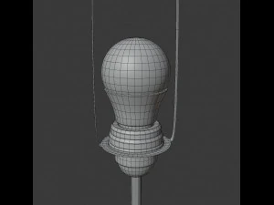 paper lamp 3D Model