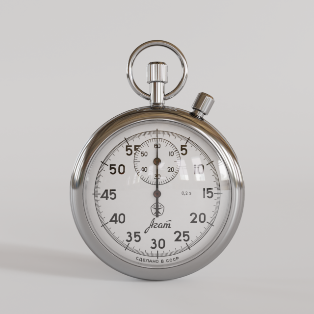stopwatch Modelo 3D .c4d .max .obj .3ds .fbx .stl .blend 