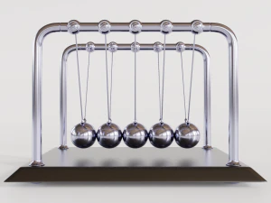 kołyska Newtona Model 3D