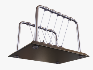 newtons cradle 3D Model