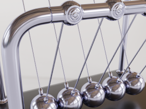 newtons cradle 3D Model