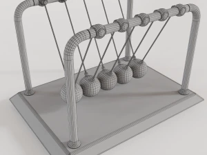 kołyska Newtona Model 3D