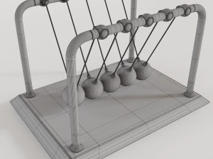 kołyska Newtona Model 3D