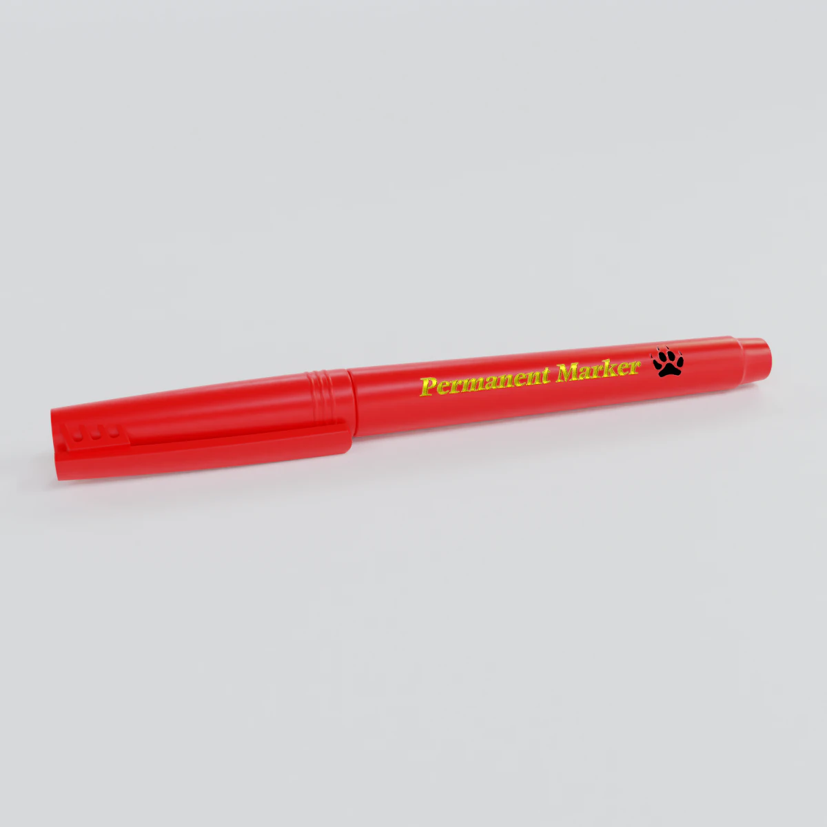 permanent marker 3D Model .c4d .max .obj .3ds .fbx .stl .blend 