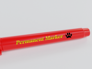 permanent marker 3D 模型