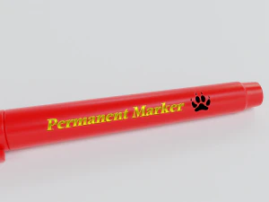 permanent marker 3D Model