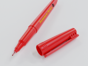 permanent marker 3D 模型