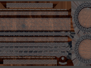 wooden barrel 3D 模型
