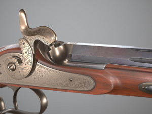 le page pistol 3D 模型