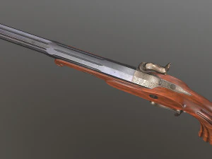 le page pistol 3D Model