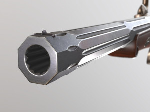 le page pistol 3D 模型