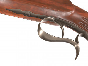 le page pistol 3D 模型