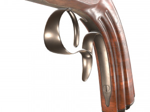 le page pistol 3D 模型