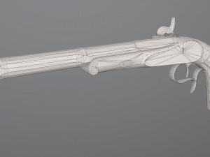 le page pistol 3D 模型
