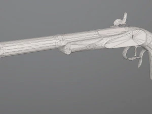 le page pistol 3D Model