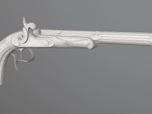 le page pistol 3D Model