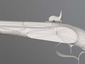le page pistol 3D 模型
