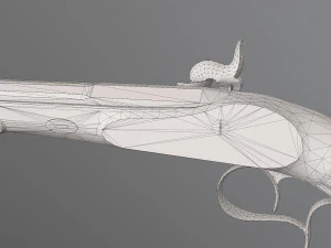 le page pistol 3D Model