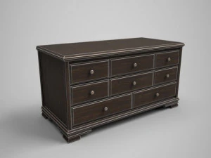dresser old 3d 3D Model