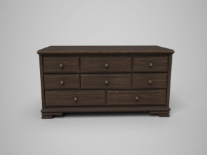 dresser old 3d 3D Model