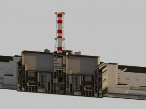chernobyl nuclear power plant 3d Modèle 3D