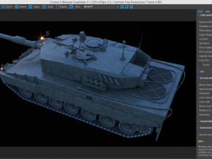 leopard tank Modelo 3D