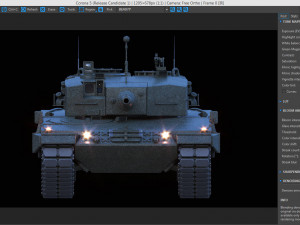 leopard tank Modelo 3D