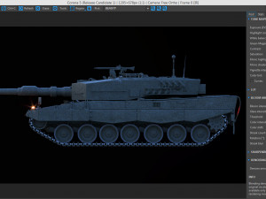 leopard tank Modelo 3D