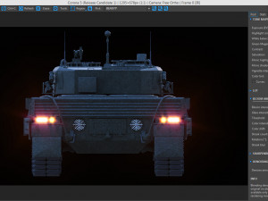 leopard tank Modelo 3D