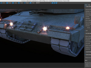 leopard tank Modelo 3D