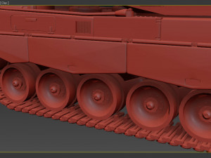 leopard tank Modelo 3D
