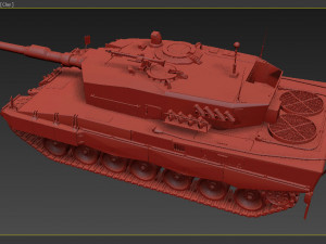 leopard tank Modelo 3D