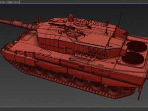 leopard tank Modelo 3D