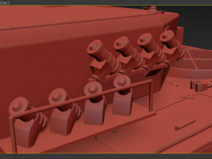 leopard tank Modelo 3D