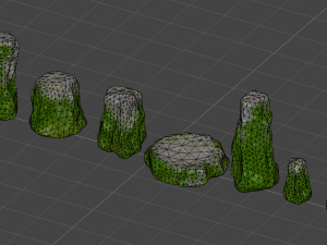 Rock Set 05 - Forest 3D 모델
