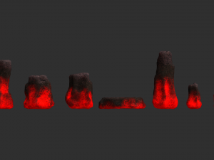 Rock Set 05 - Lava 3D Model
