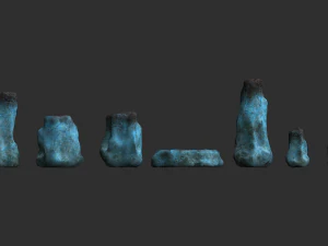 Rock Set 05 - Magic 3D Model