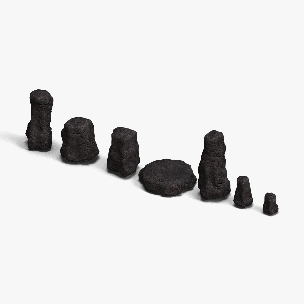 Rock Set 05 - Cave 3D Model .c4d .max .obj .3ds .fbx .stl .blend 