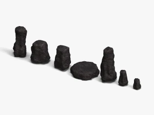 Zestaw skał 05 - Jaskinia Model 3D