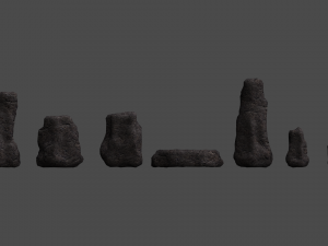 Rock Set 05 - Cave 3D Model