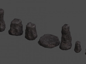 Rock Set 05 - Cave 3D Model