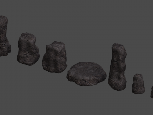 Rock Set 05 - Cave 3D Model