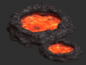 Lava Tubes 3D Model