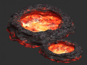 Lava Tubes 3D Model