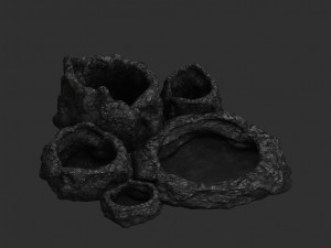 Lava Tubes 3D Model